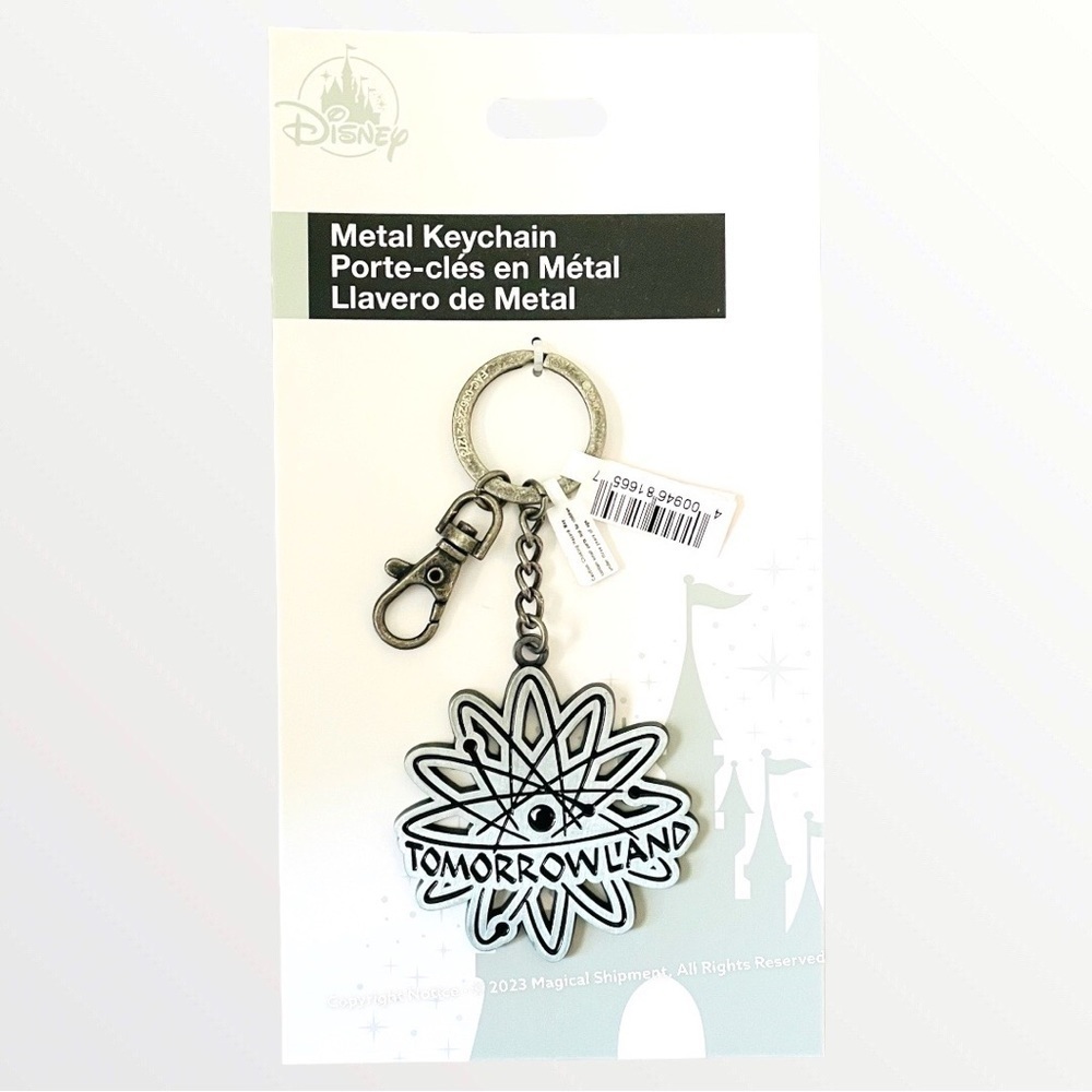 Disney Parks - Retro Tomorrowland Metal Keychain